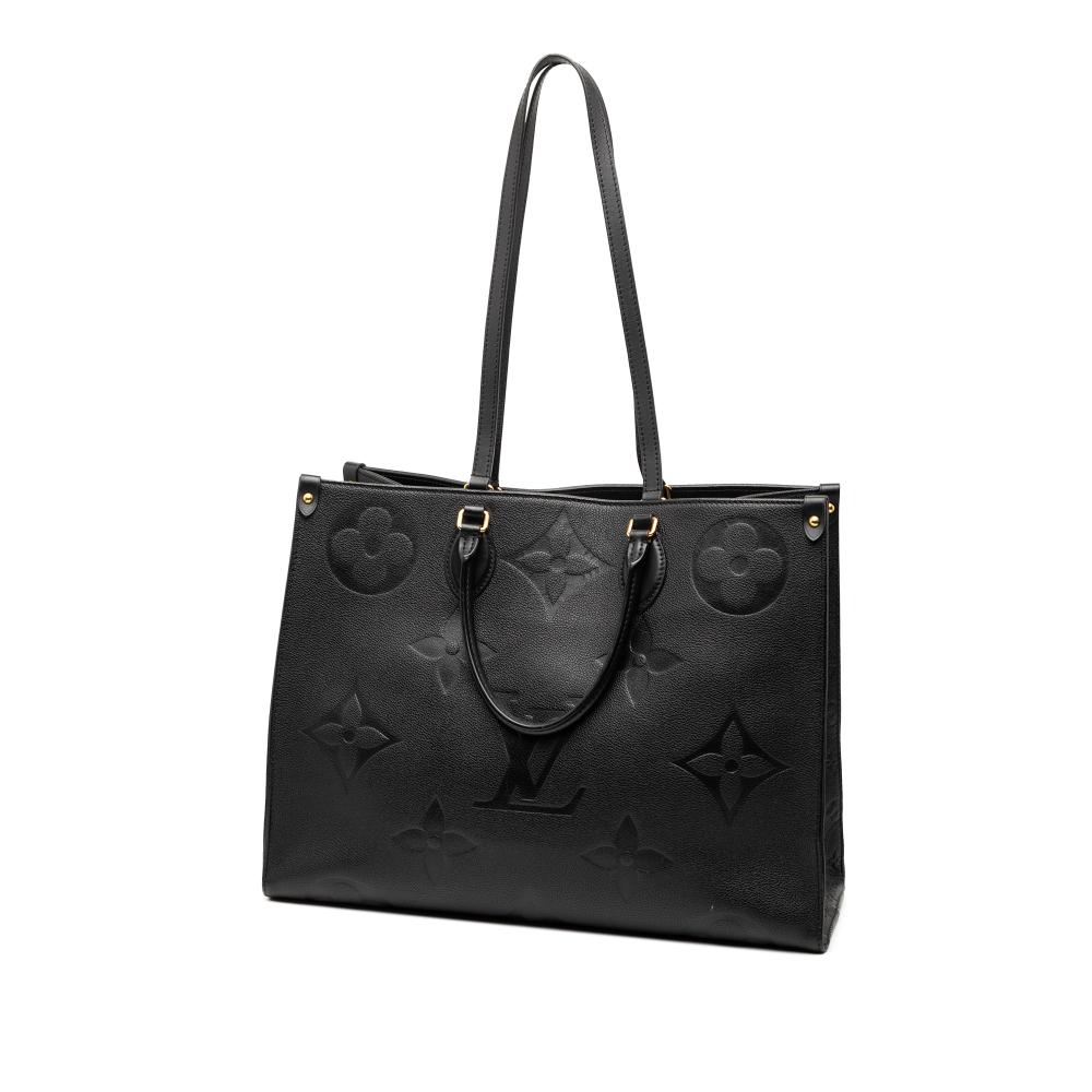 Louis Vuitton B Louis Vuitton Black Monogram Empreinte Leather Onthego GM France