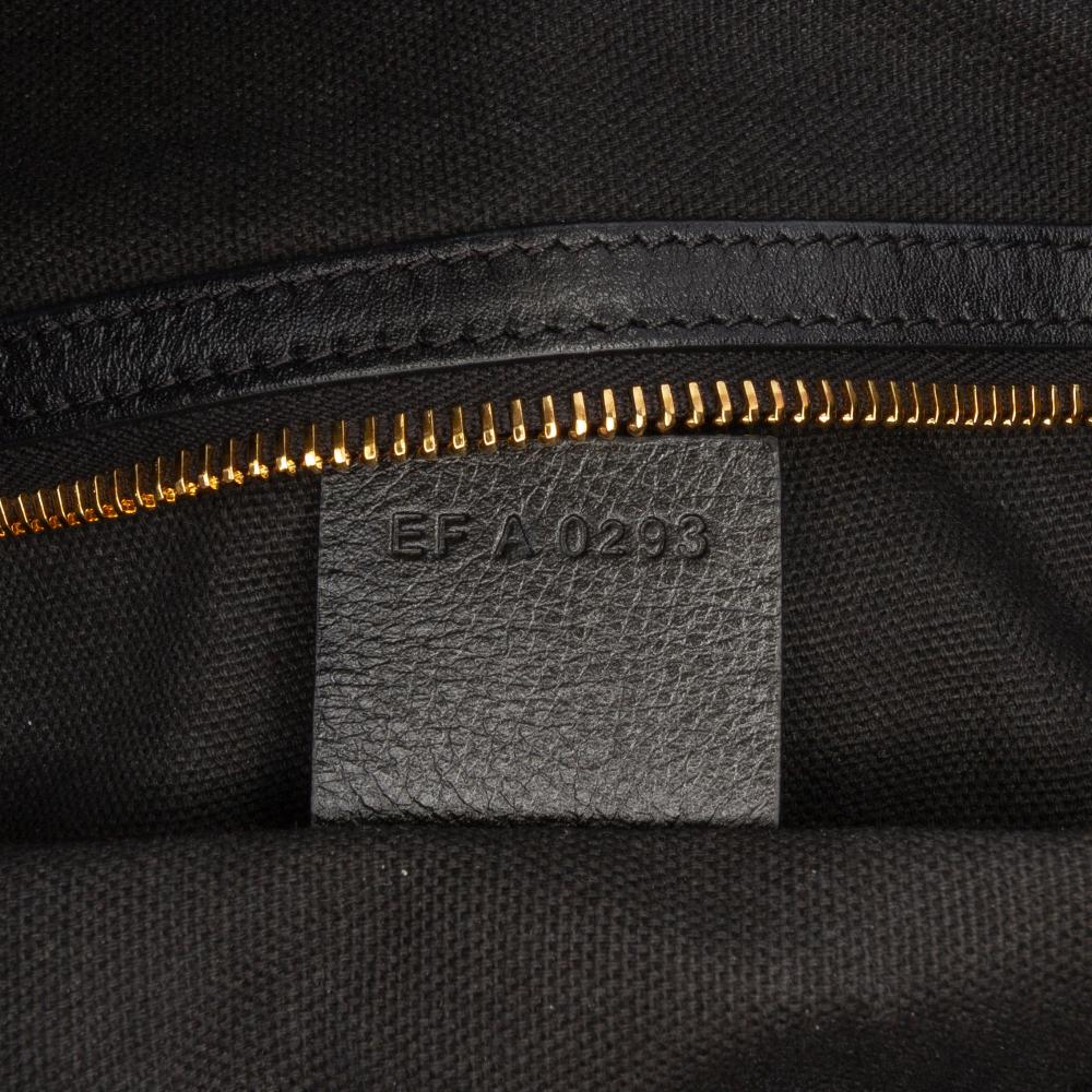 Givenchy AB Givenchy Black Calf Leather Medium Voyou Chain Crossbody Italy