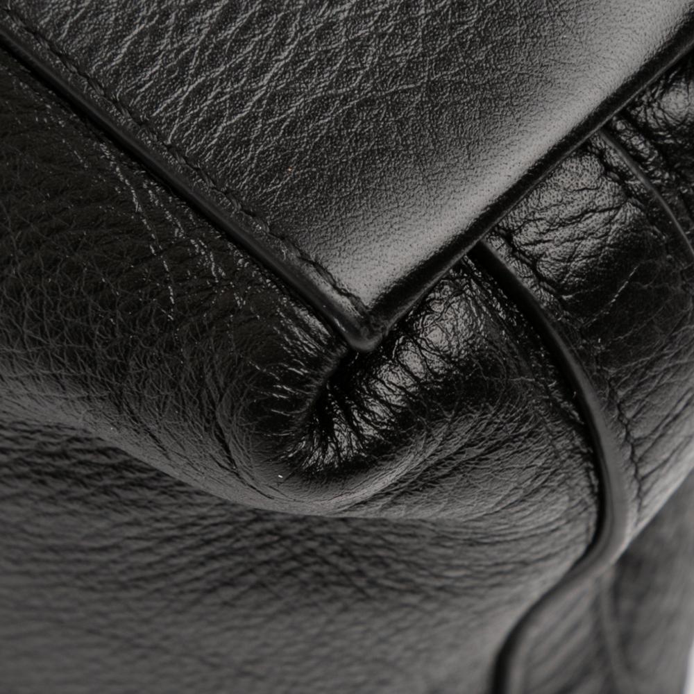 Givenchy AB Givenchy Black Calf Leather Medium Voyou Chain Crossbody Italy