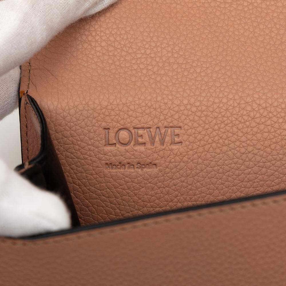 Loewe B LOEWE Brown Nude Calf Leather Mini Grained skin Barcelona Crossbody Spain
