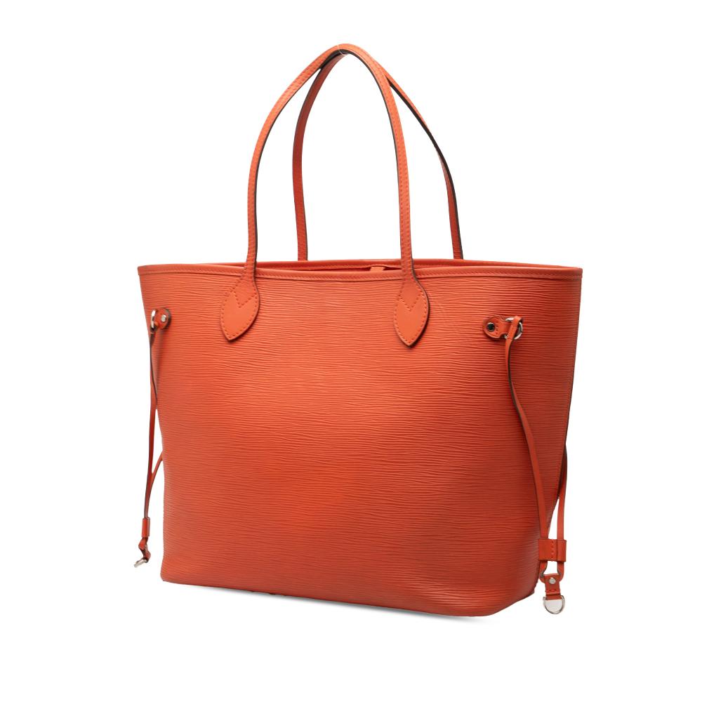Louis Vuitton B Louis Vuitton Orange Epi Leather Leather Epi Neverfull MM France