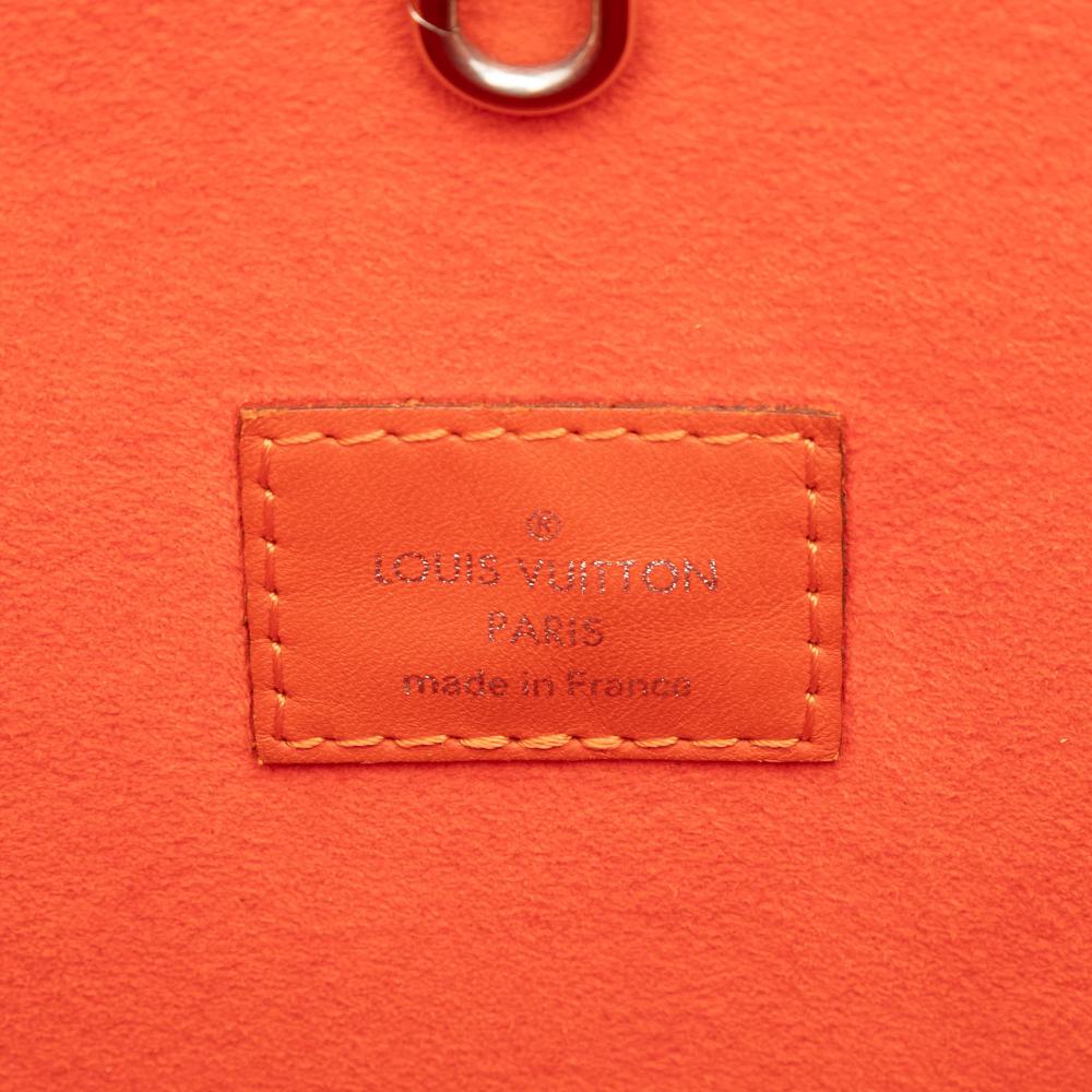 Louis Vuitton B Louis Vuitton Orange Epi Leather Leather Epi Neverfull MM France
