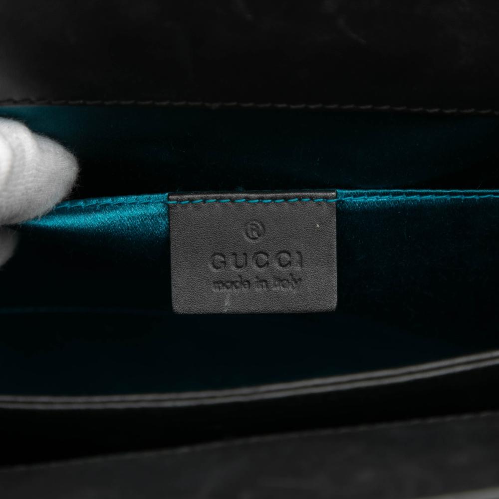 Gucci B Gucci Red Suede Leather Small Ophidia Chain Crossbody Italy