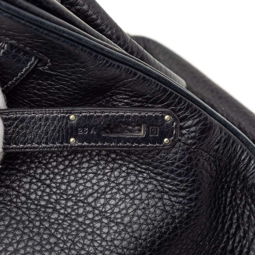 Hermès B Hermès Black Calf Leather Togo Verso Birkin Retourne 35 France