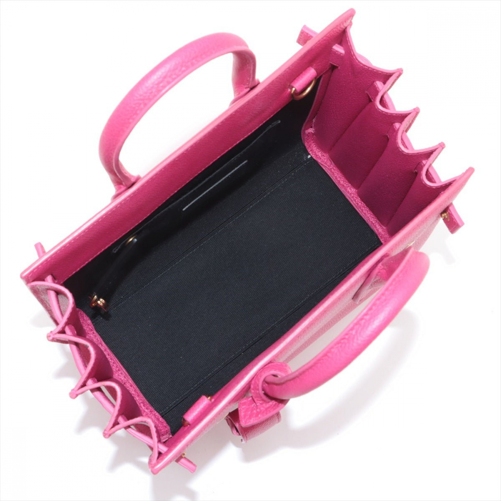 Saint Laurent Sac De Jour Nano MF 2-Ways Tote Bag Pink