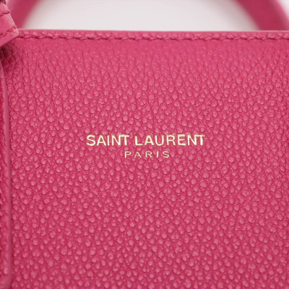 Saint Laurent Sac De Jour Nano MF 2-Ways Tote Bag Pink