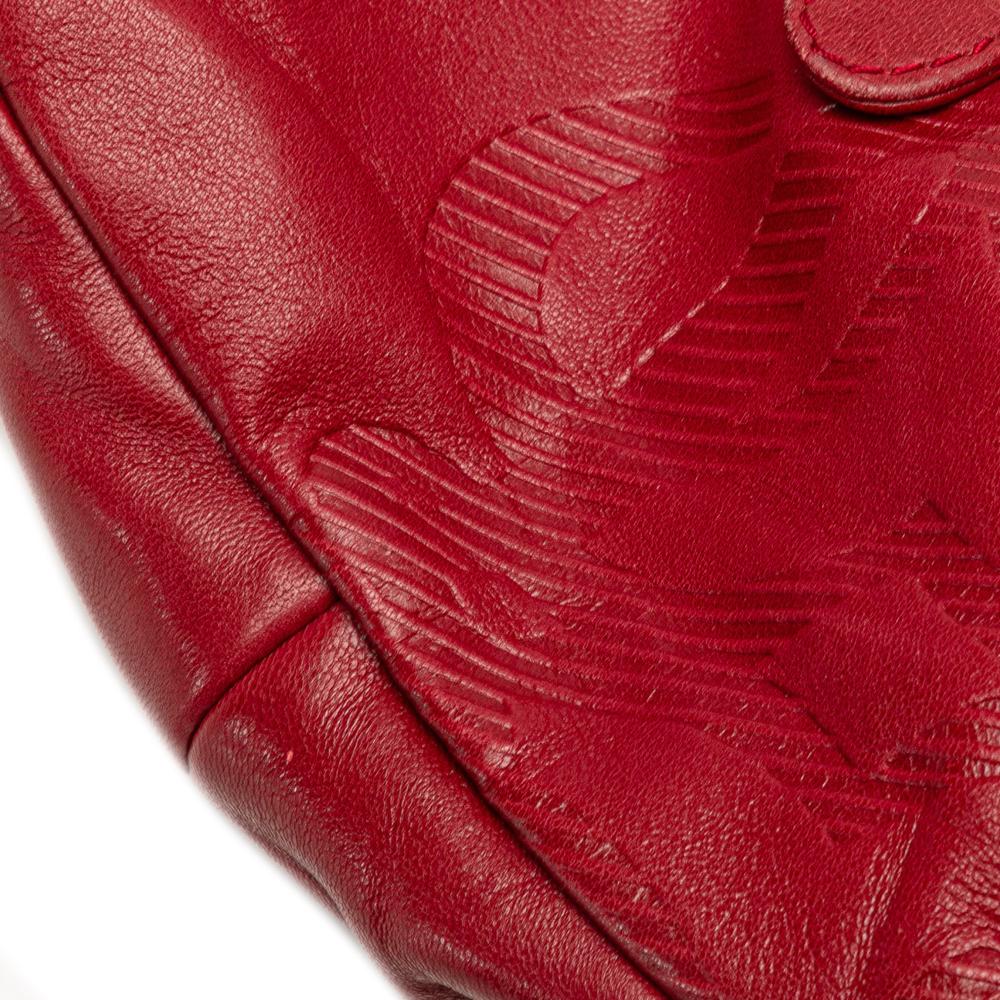 Loewe B LOEWE Red Calf Leather Anagram Crossbody Spain