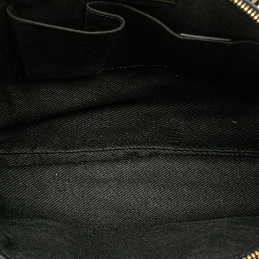 Celine B Celine Brown Light Brown Canvas Fabric C Carriage Satchel China