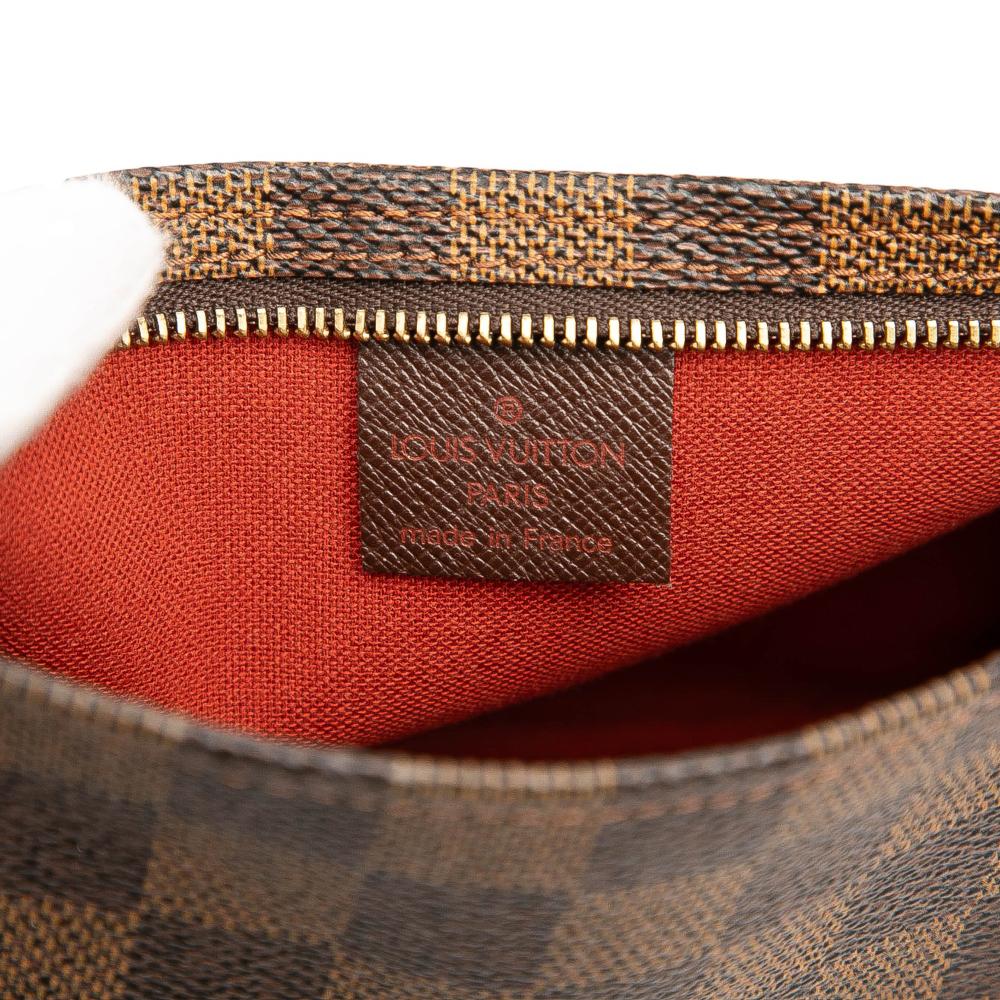 Louis Vuitton AB Louis Vuitton Brown Damier Canvas Fabric Damier Ebene Trousse Pochette France