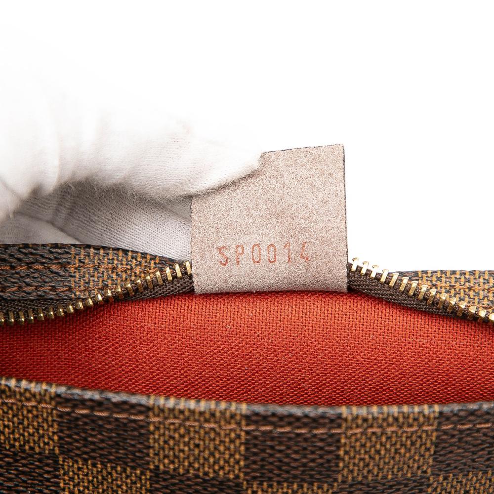 Louis Vuitton AB Louis Vuitton Brown Damier Canvas Fabric Damier Ebene Trousse Pochette France