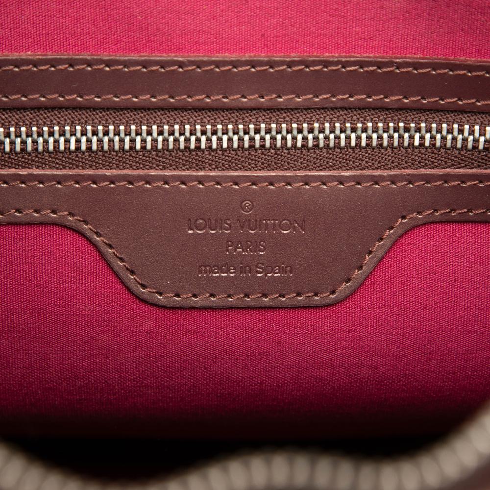 Louis Vuitton B Louis Vuitton Red Burgundy Calf Leather Monogram Mat Stockton Spain