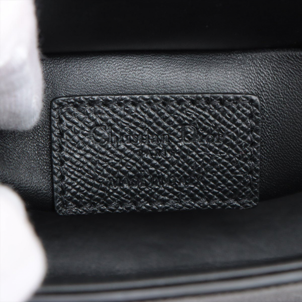 Christian Dior 30 Montaigne Box Leather 3-Ways Crossbody Black