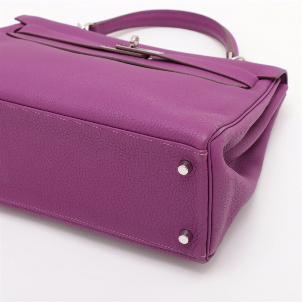 Hermès Kelly 32 Togo Leather 2-Ways Top-handle Handbag Anemone