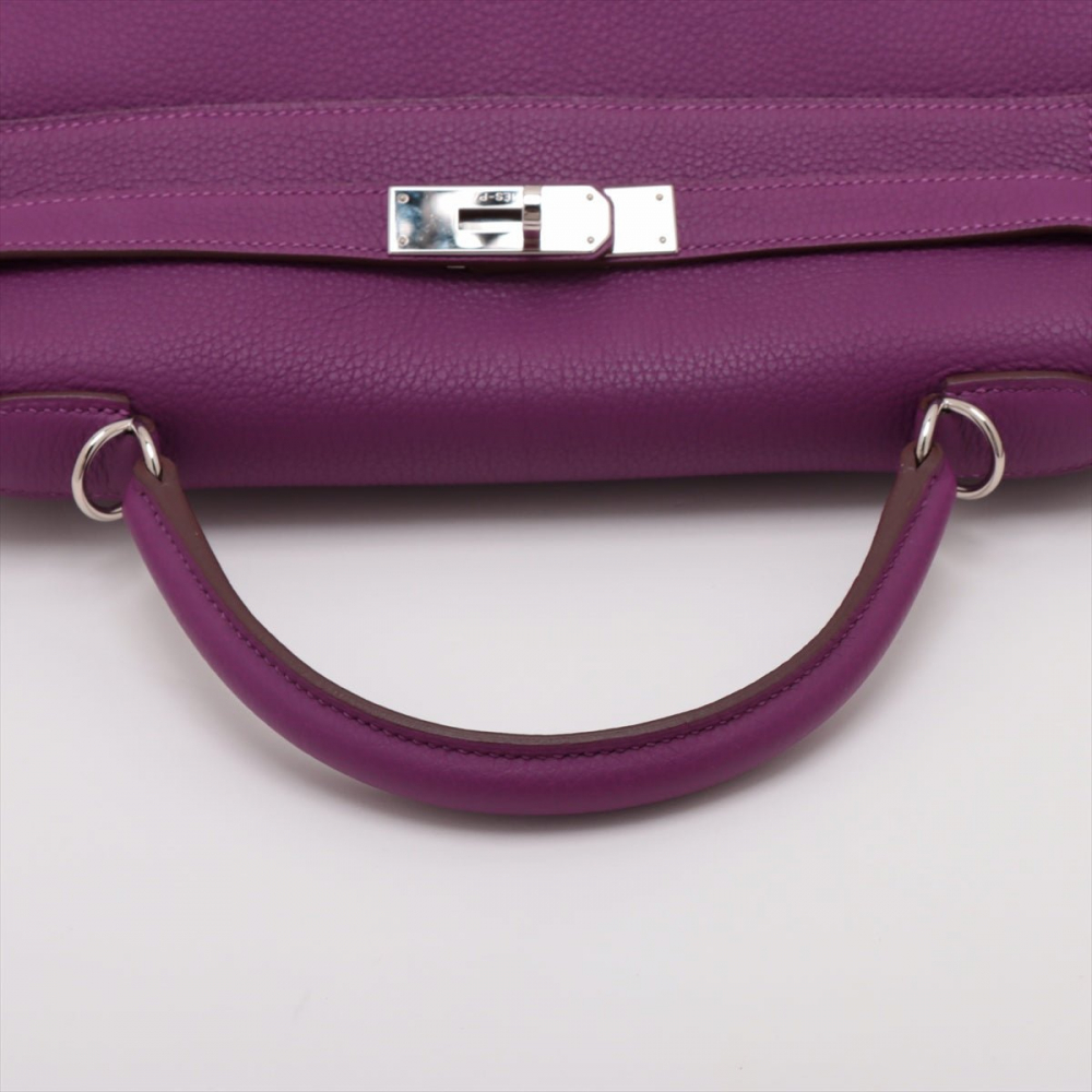 Hermès Kelly 32 Togo Leather 2-Ways Top-handle Handbag Anemone