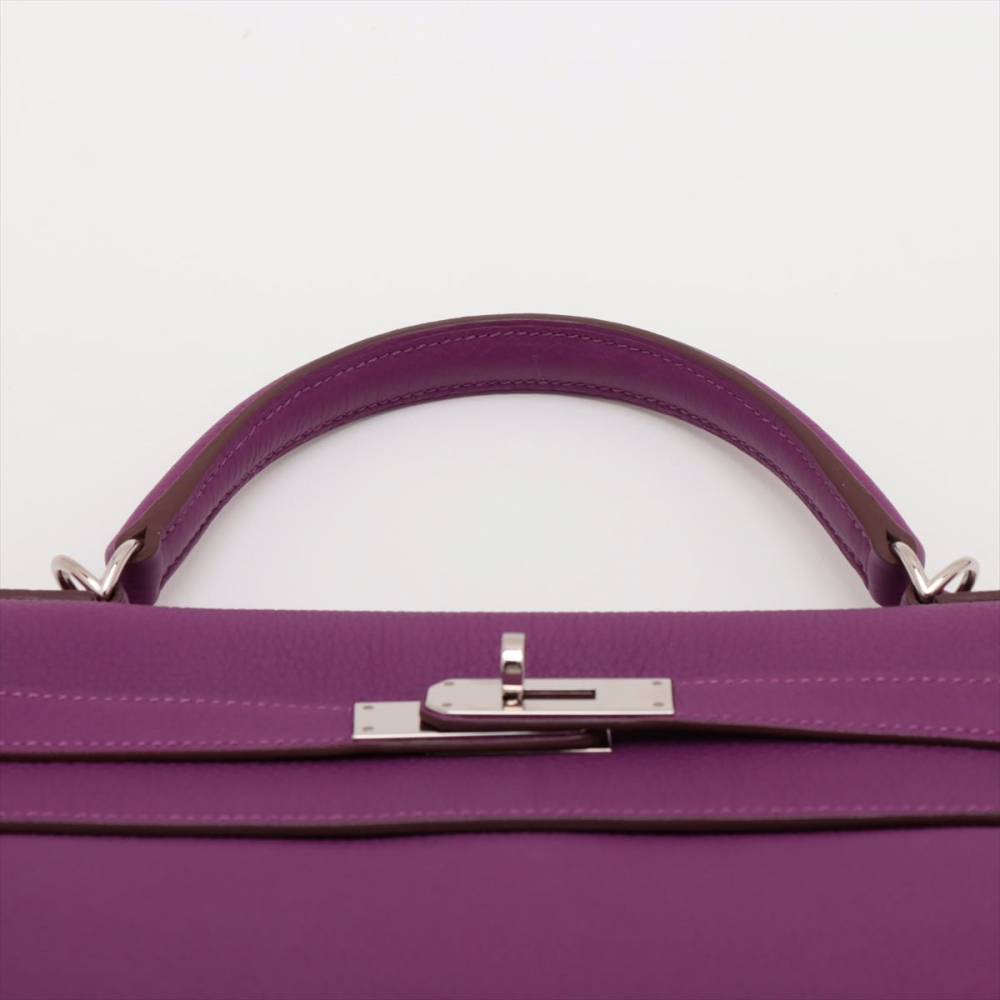 Hermès Kelly 32 Togo Leather 2-Ways Top-handle Handbag Anemone