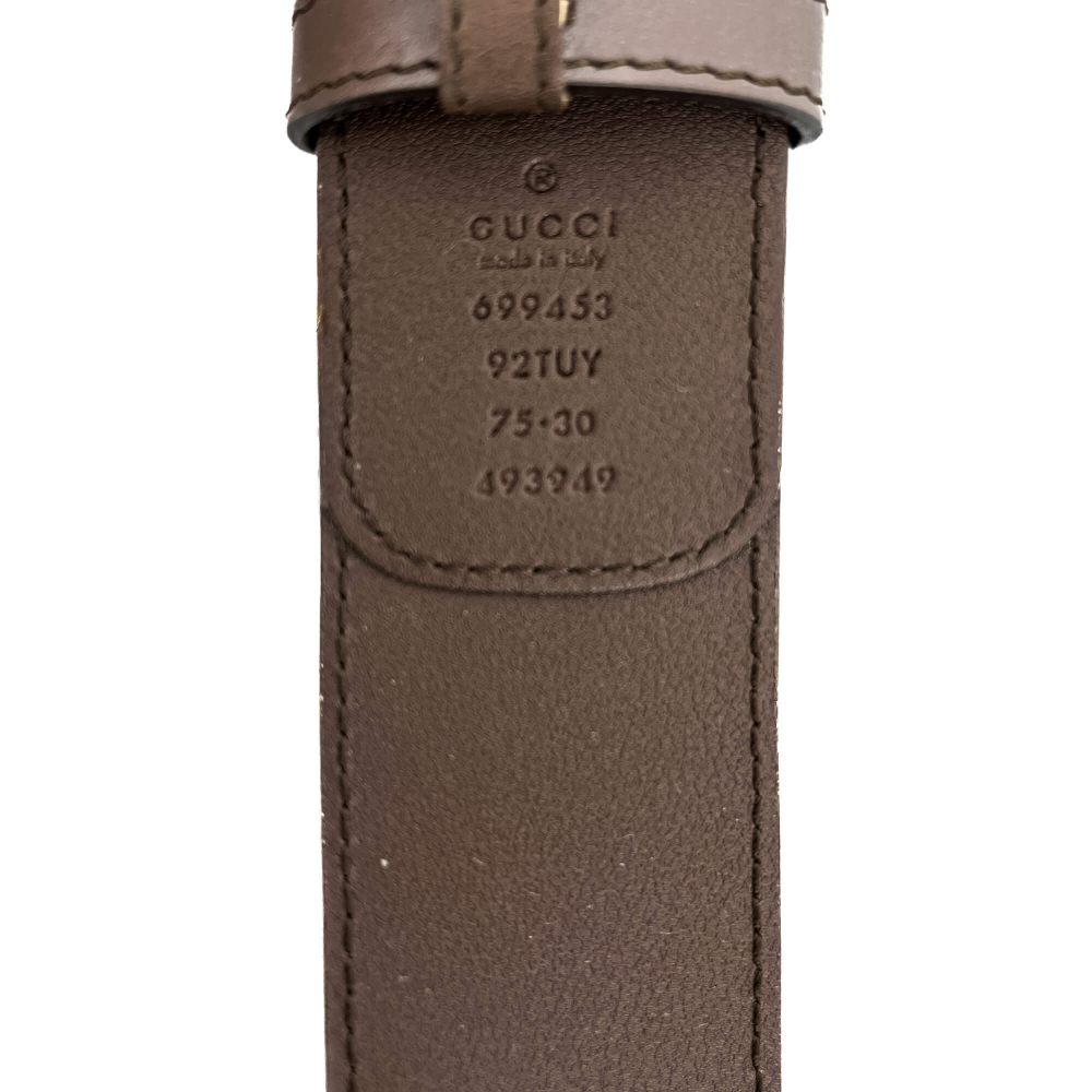 Gucci Medium Belt Canvas 75/30 GG Supreme