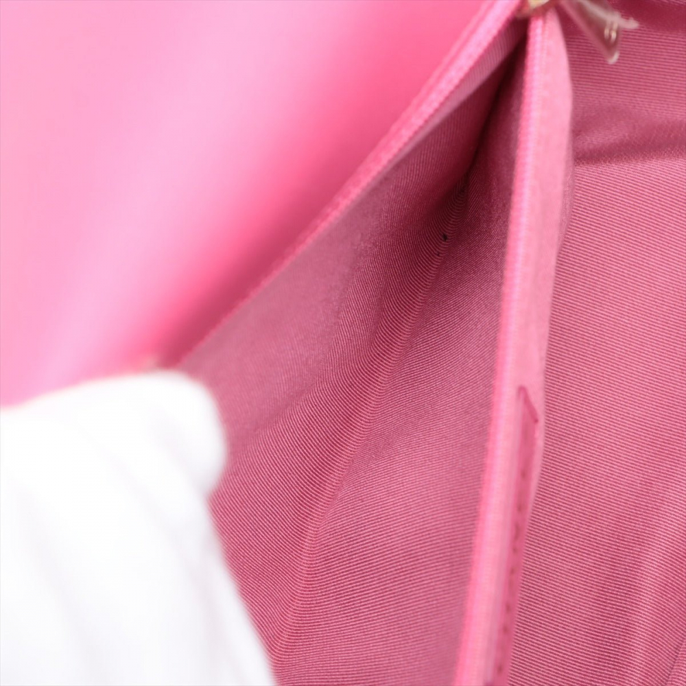 Chanel Single Flap Jumbo Leather Chain Bag Pink