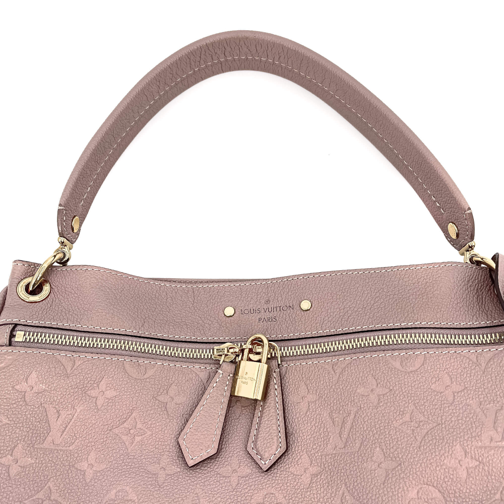Louis Vuitton Spontini NM Empreinte Leather Taupe Hobo