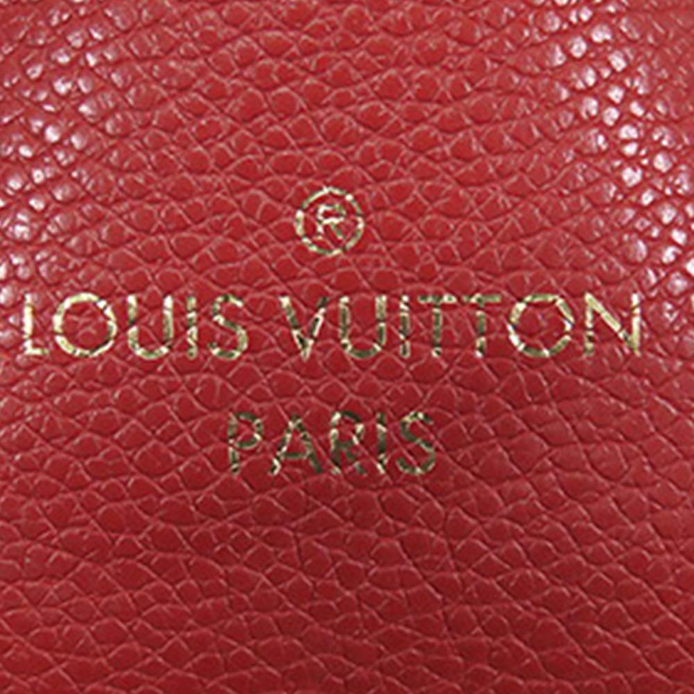 Louis Vuitton B Louis Vuitton Brown with Red Monogram Canvas Canvas Monogram Surene BB France