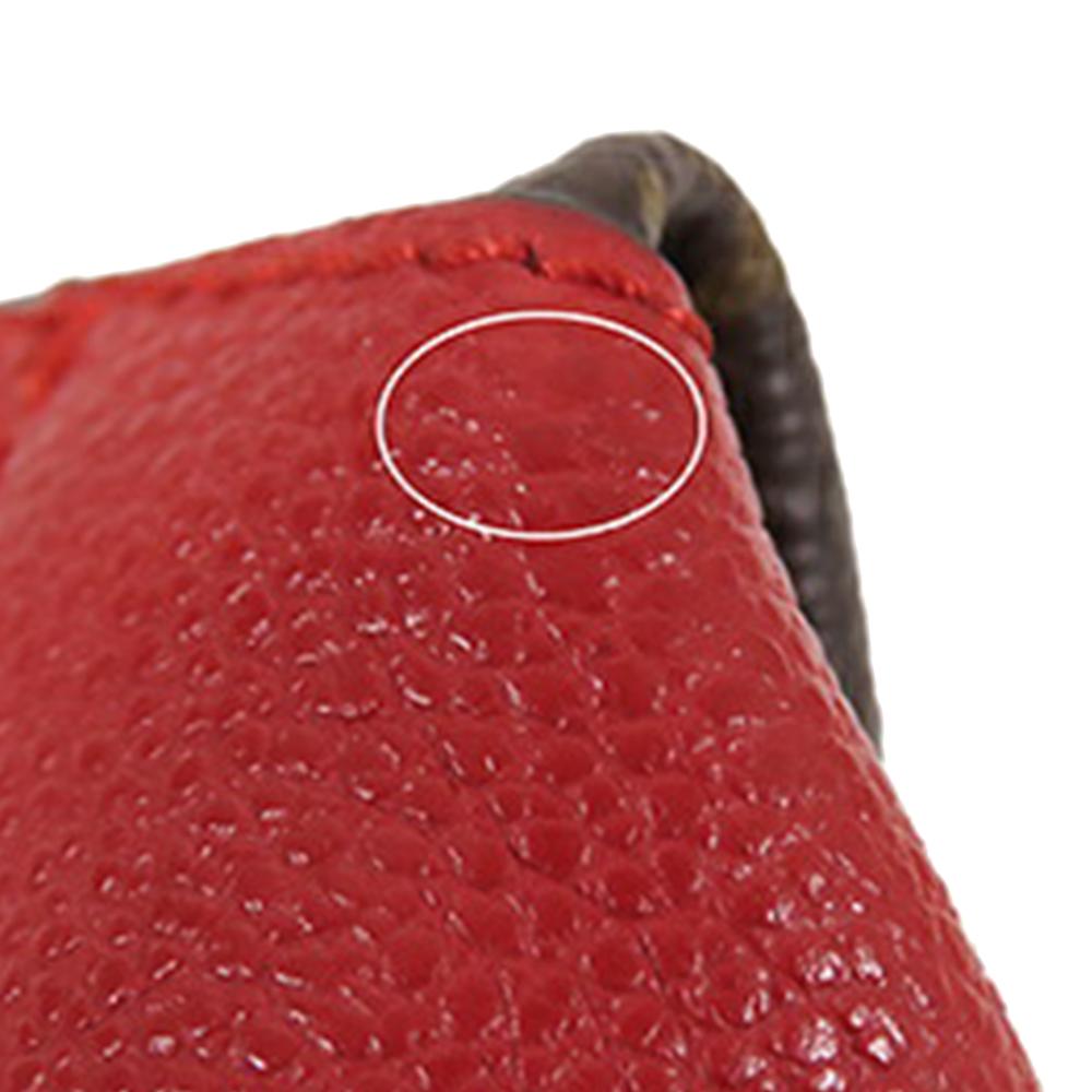 Louis Vuitton B Louis Vuitton Brown with Red Monogram Canvas Canvas Monogram Surene BB France