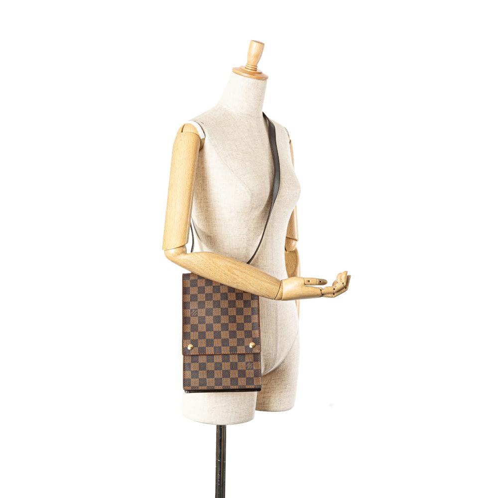 Louis Vuitton B Louis Vuitton Brown Damier Canvas Canvas Damier Ebene Portobello France