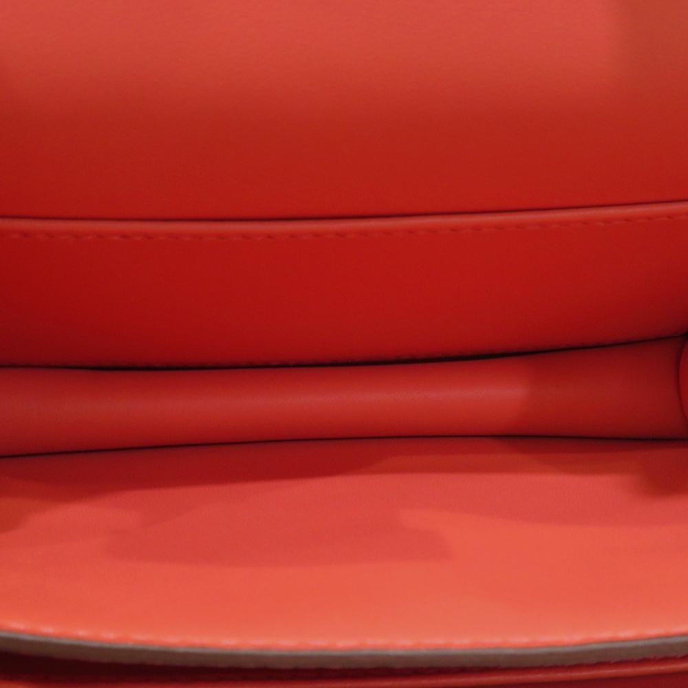 Hermès AB Hermès Red Calf Leather Mini Epsom Constance 18 France