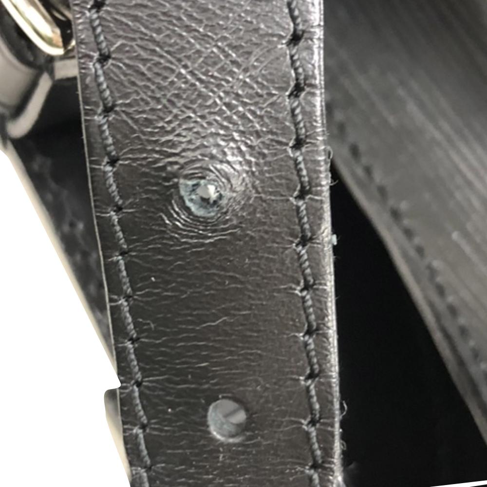 Louis Vuitton B Louis Vuitton Black Epi Leather Leather Epi Musette Bagatelle France