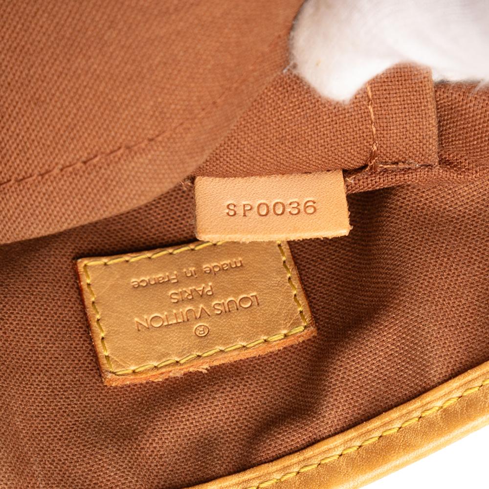 Louis Vuitton B Louis Vuitton Brown Monogram Canvas Fabric Monogram Batignolles Vertical PM France