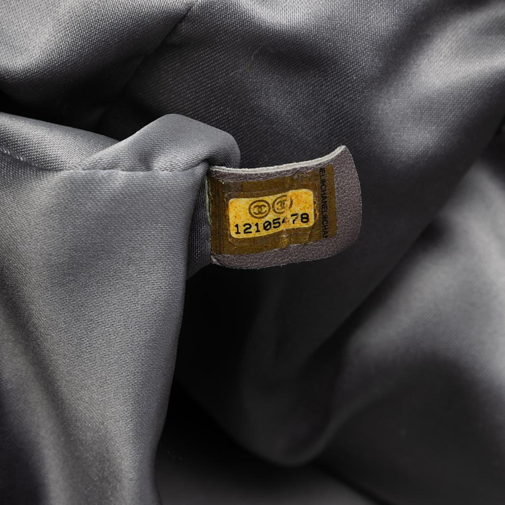 Chanel B Chanel Black Calf Leather skin Modern Chain Rhodoid East West Tote Italy