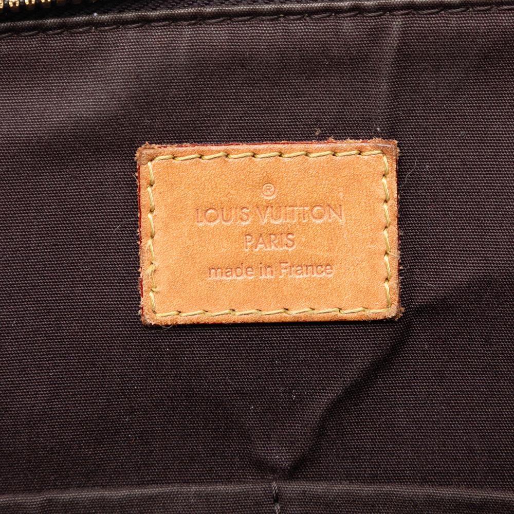 Louis Vuitton B Louis Vuitton Purple Vernis Leather Leather Monogram Vernis Alma PM France