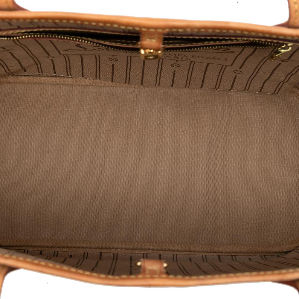 Louis Vuitton B Louis Vuitton Brown Monogram Canvas Fabric Monogram Neverfull MM France