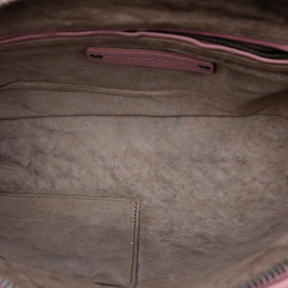 Bottega Veneta B Bottega Veneta Pink Nappa Leather Leather Nappa Intrecciato Nodini Crossbody Italy