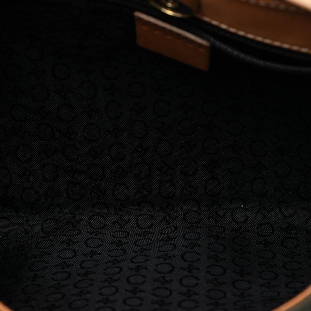 Celine B Celine Brown Dark Brown Suede Leather C Macadam Shoulder Bag Italy