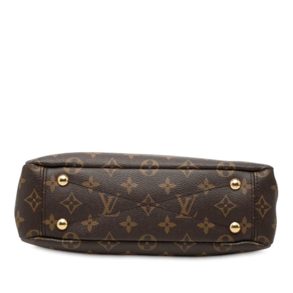 Louis Vuitton B Louis Vuitton Brown with Pink Monogram Canvas Fabric Monogram Pallas BB France