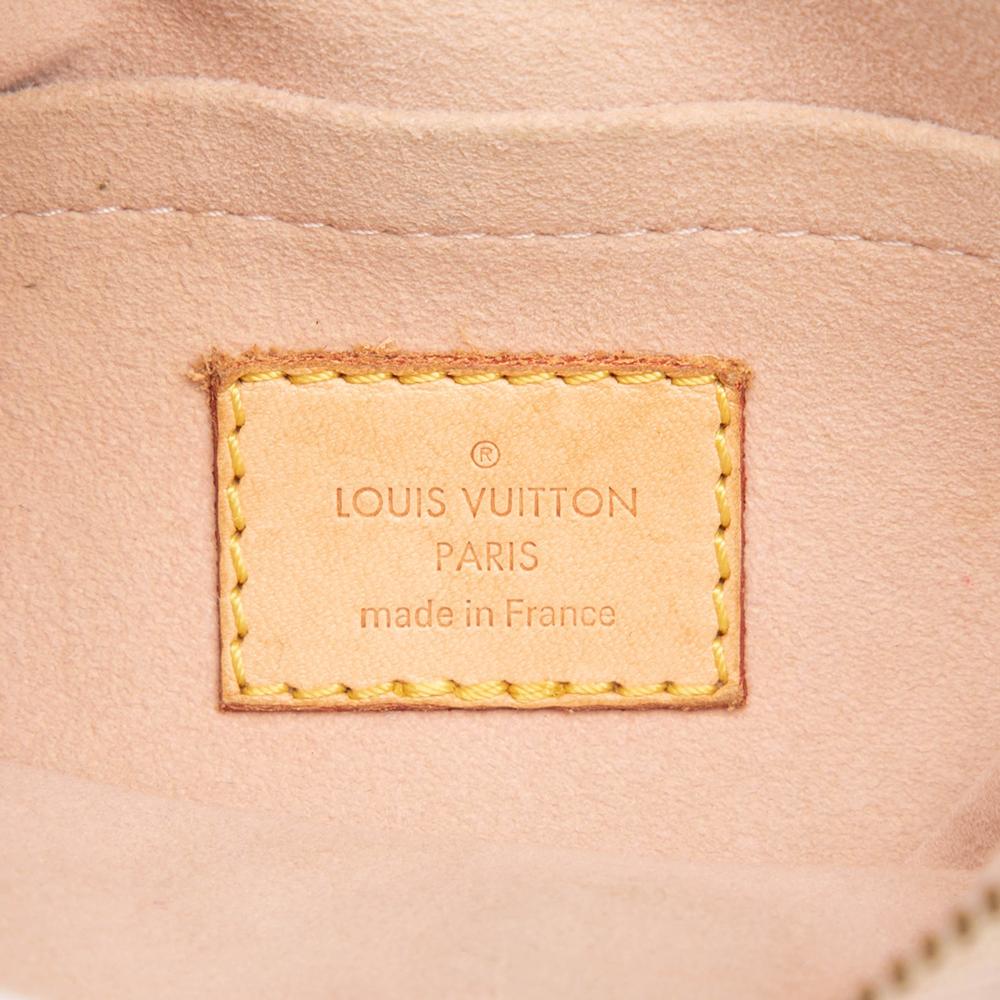 Louis Vuitton B Louis Vuitton Brown with Pink Monogram Canvas Fabric Monogram Pallas BB France