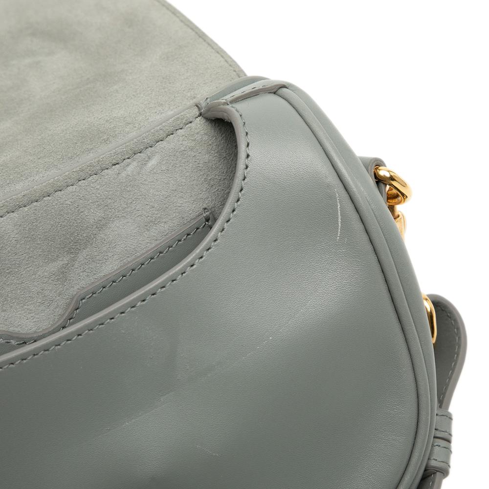 Christian Dior AB Dior Gray Calf Leather Small Bobby Crossbody Italy