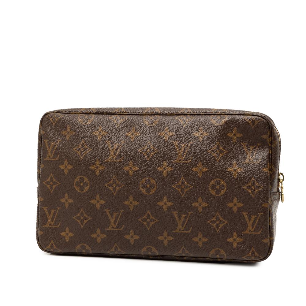 Louis Vuitton B Louis Vuitton Brown Monogram Canvas Fabric Monogram Trousse Toilette 28 France