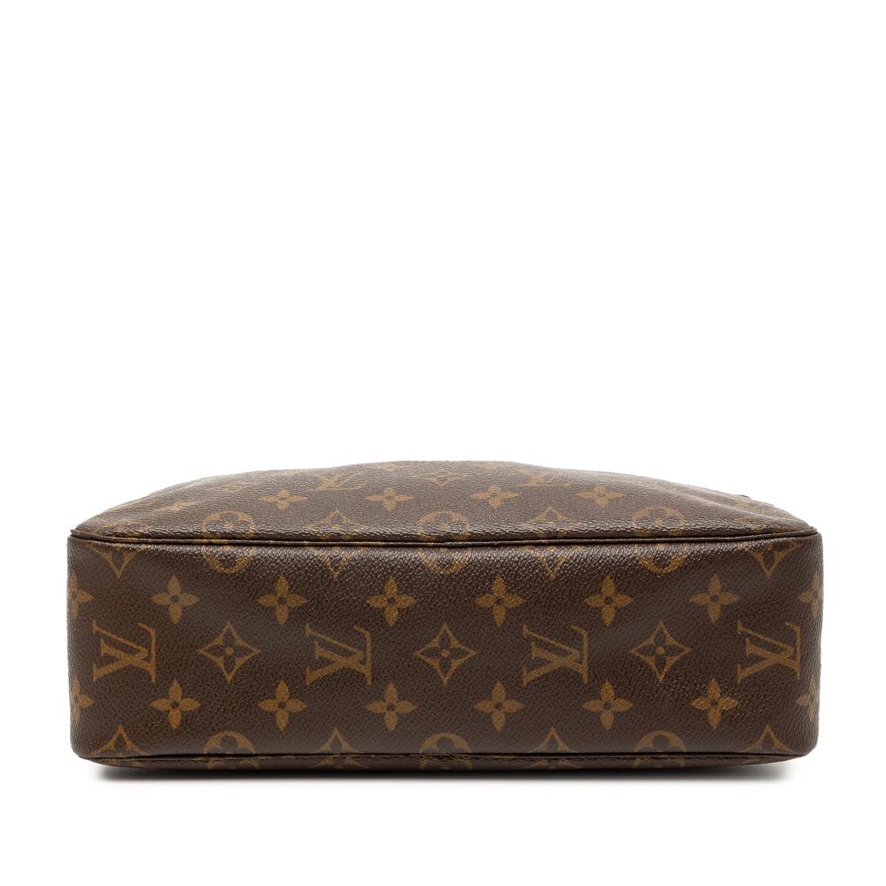 Louis Vuitton B Louis Vuitton Brown Monogram Canvas Fabric Monogram Trousse Toilette 28 France