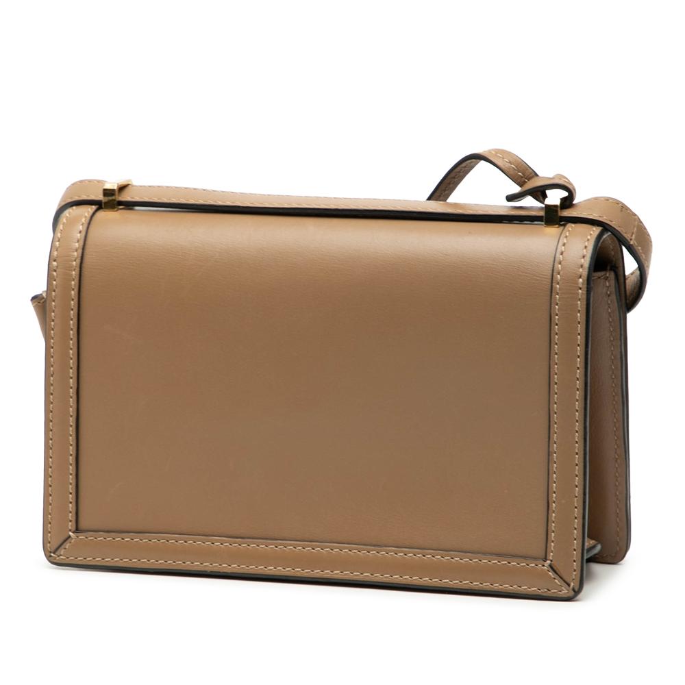 Loewe B LOEWE Brown Calf Leather Small Barcelona Crossbody Spain