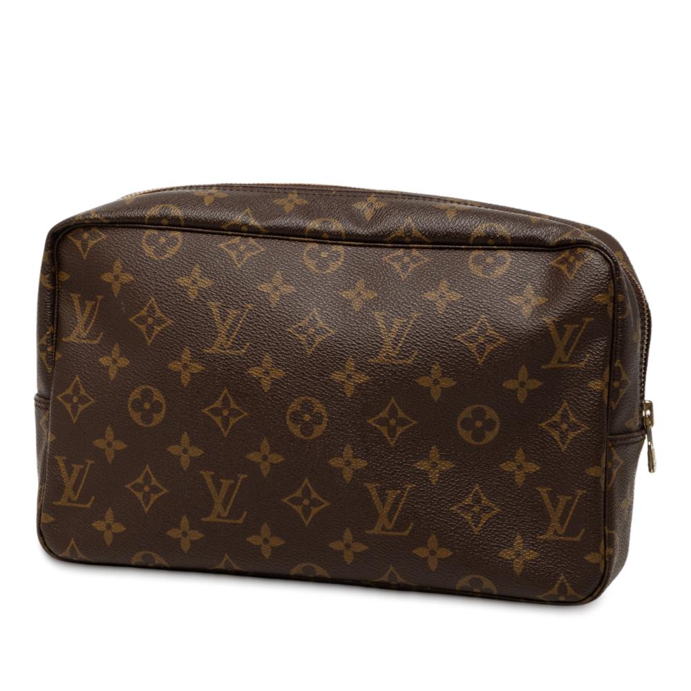 Louis Vuitton B Louis Vuitton Brown Monogram Canvas Fabric Monogram Trousse Toilette 28 France