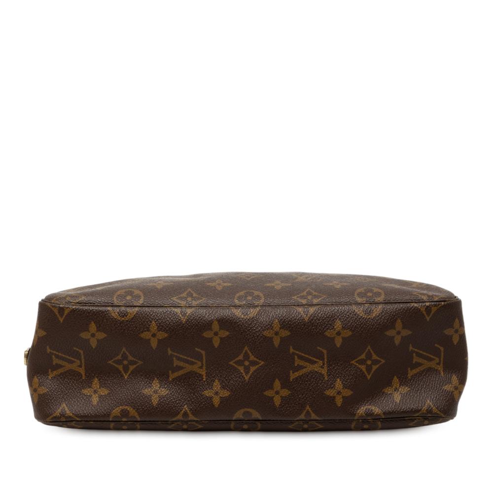 Louis Vuitton B Louis Vuitton Brown Monogram Canvas Fabric Monogram Trousse Toilette 28 France