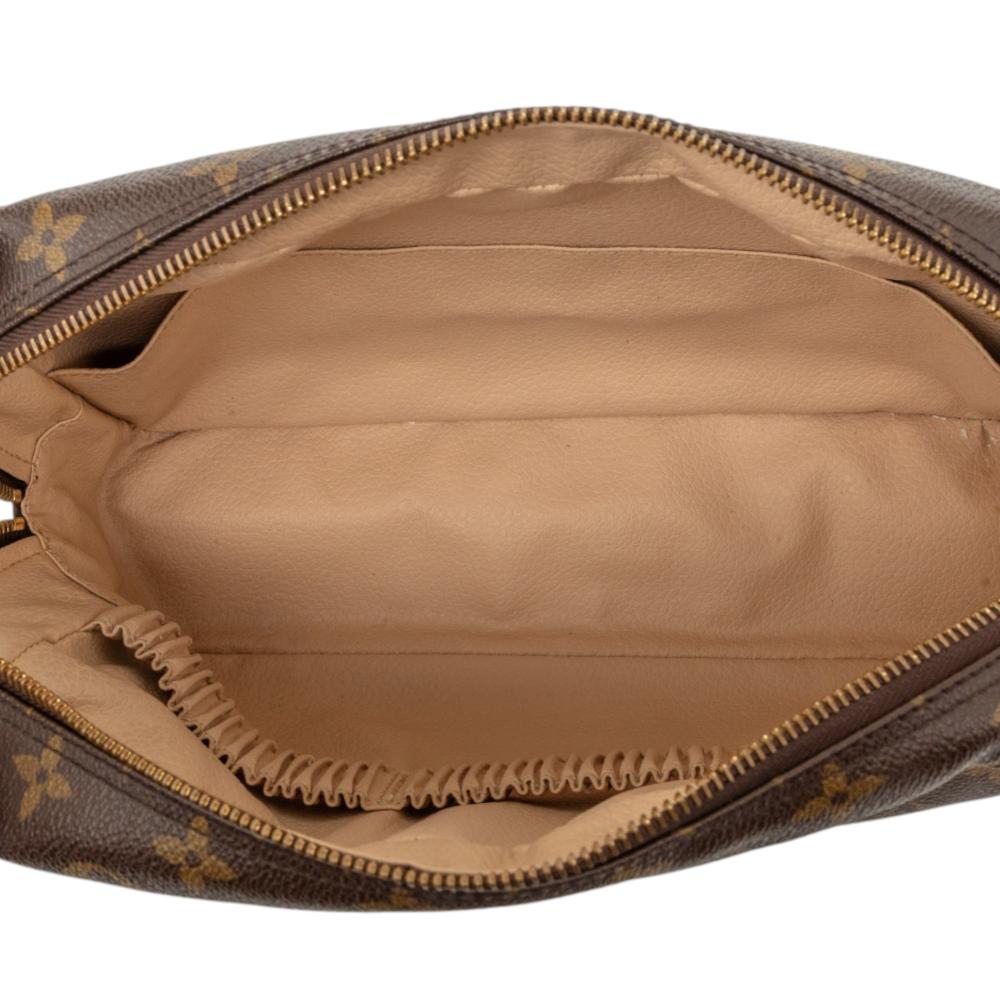 Louis Vuitton B Louis Vuitton Brown Monogram Canvas Fabric Monogram Trousse Toilette 28 France