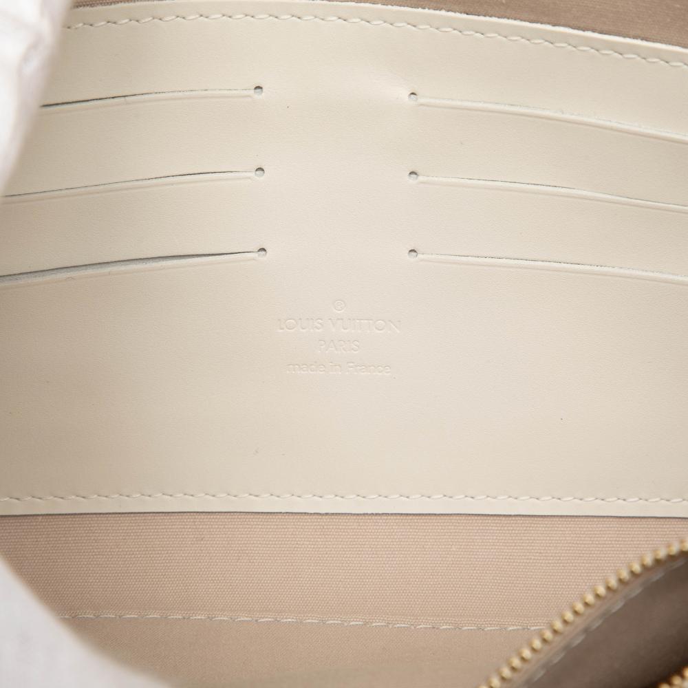 Louis Vuitton B Louis Vuitton White Vernis Leather Leather Monogram Vernis Sunset Boulevard France