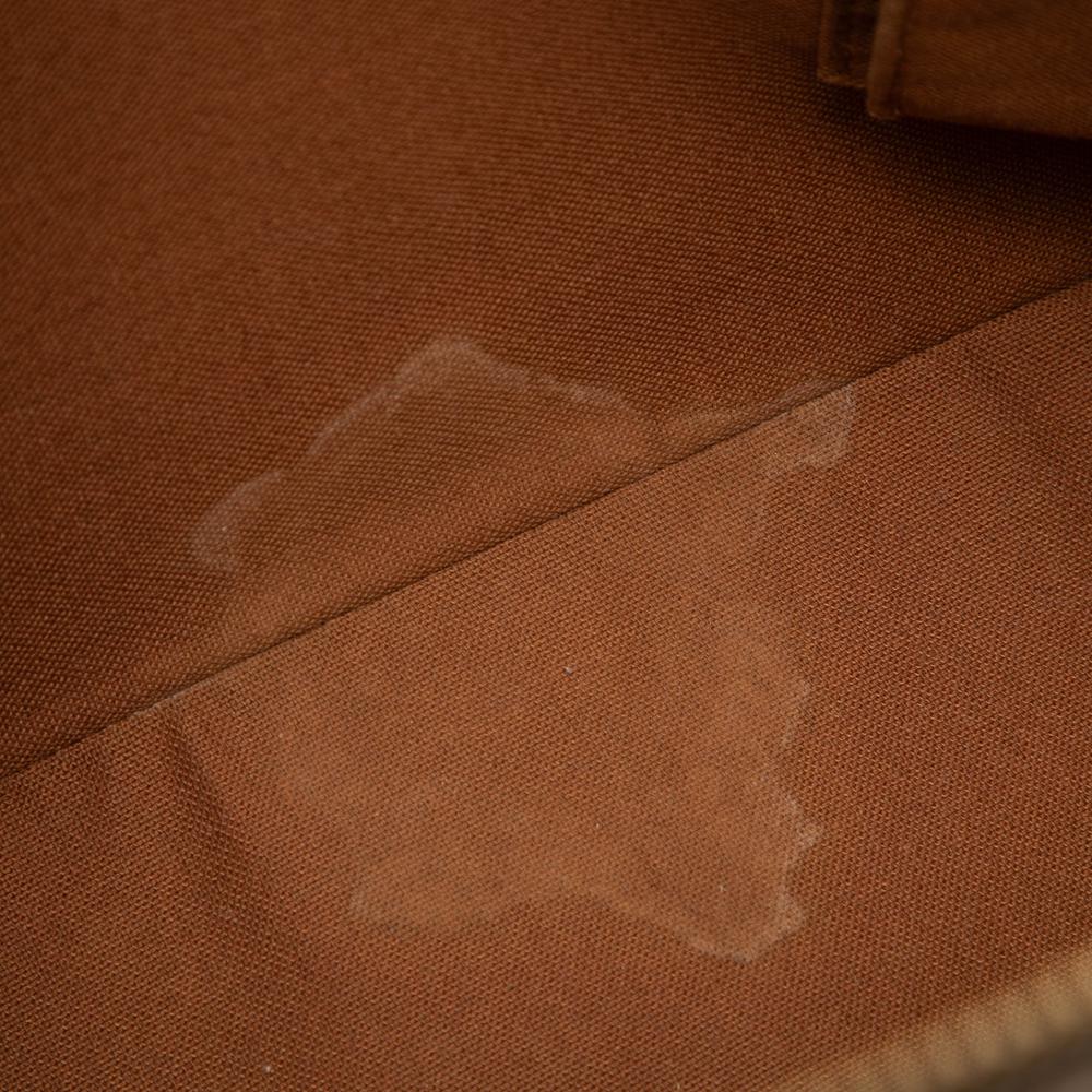 Louis Vuitton B Louis Vuitton Brown Monogram Canvas Fabric Monogram Cabas Piano France