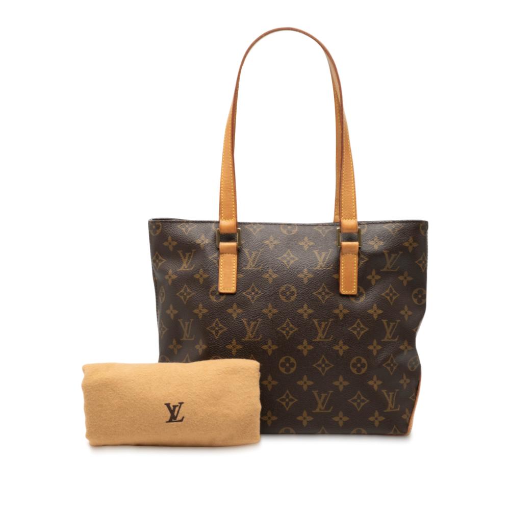 Louis Vuitton B Louis Vuitton Brown Monogram Canvas Fabric Monogram Cabas Piano France