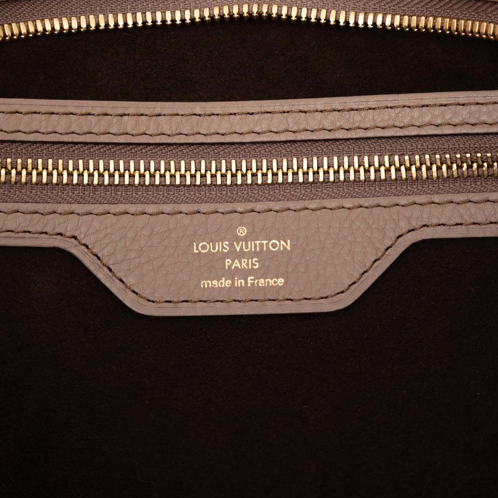 Louis Vuitton AB Louis Vuitton Brown Calf Leather Monogram Mahina Stellar PM France