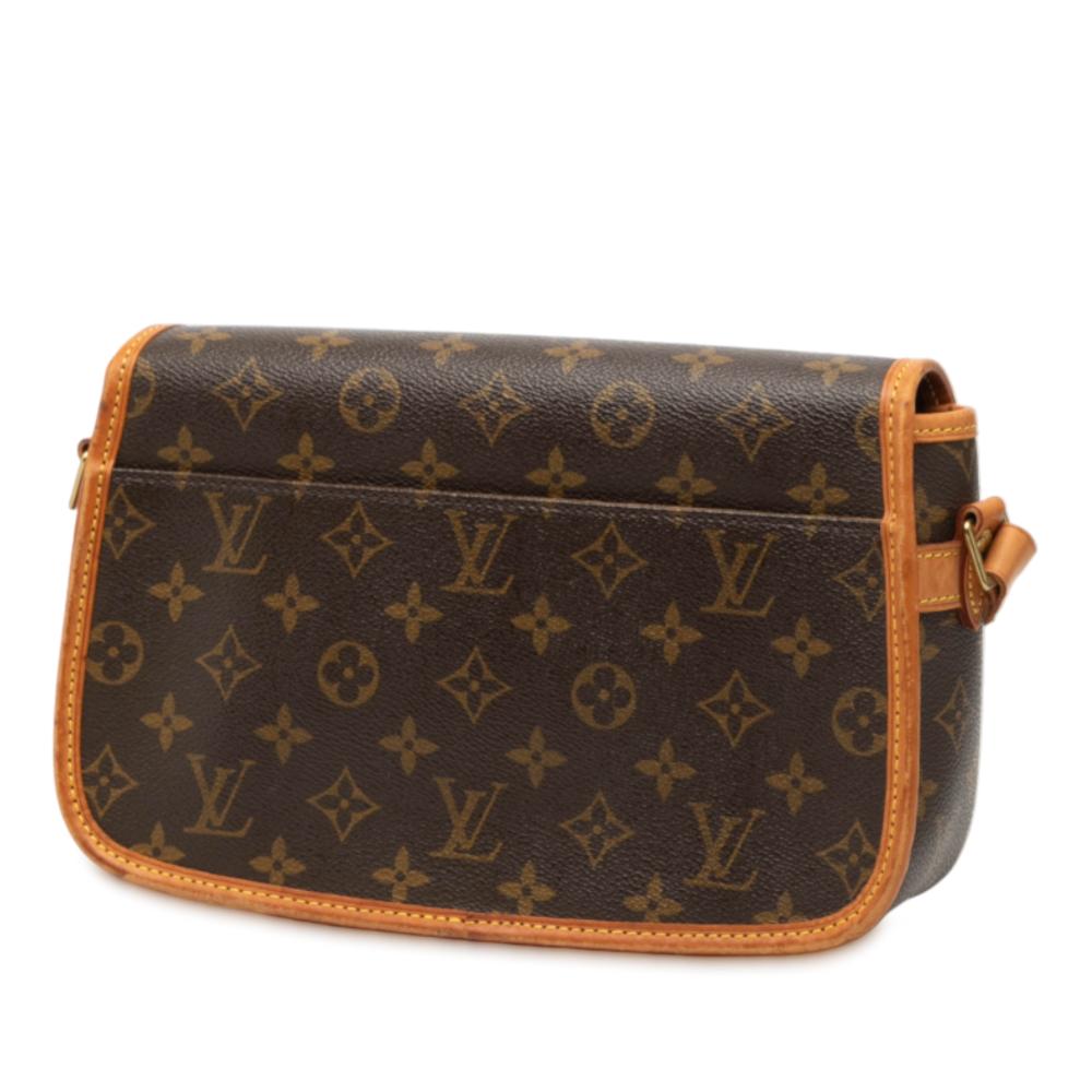 Louis Vuitton B Louis Vuitton Brown Monogram Canvas Fabric Monogram Sologne France