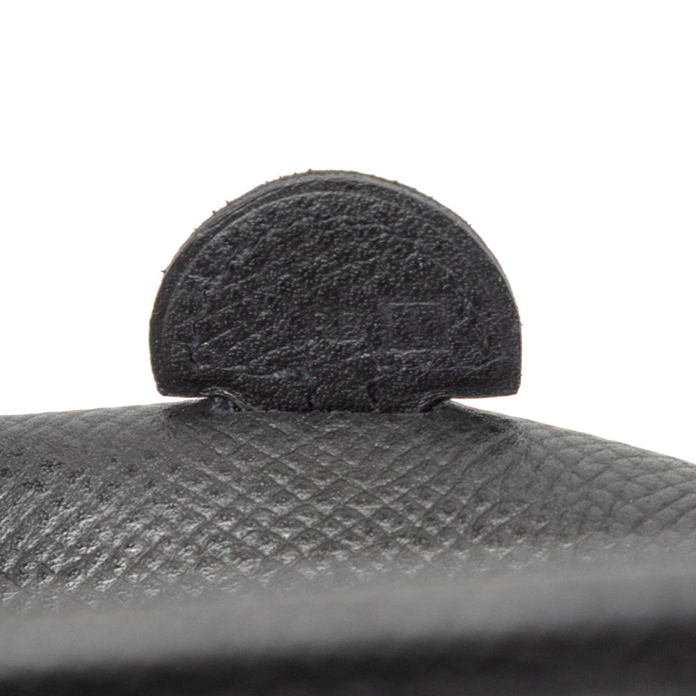 Hermès AB Hermès Black Calf Leather Epsom Evelyne 16 France