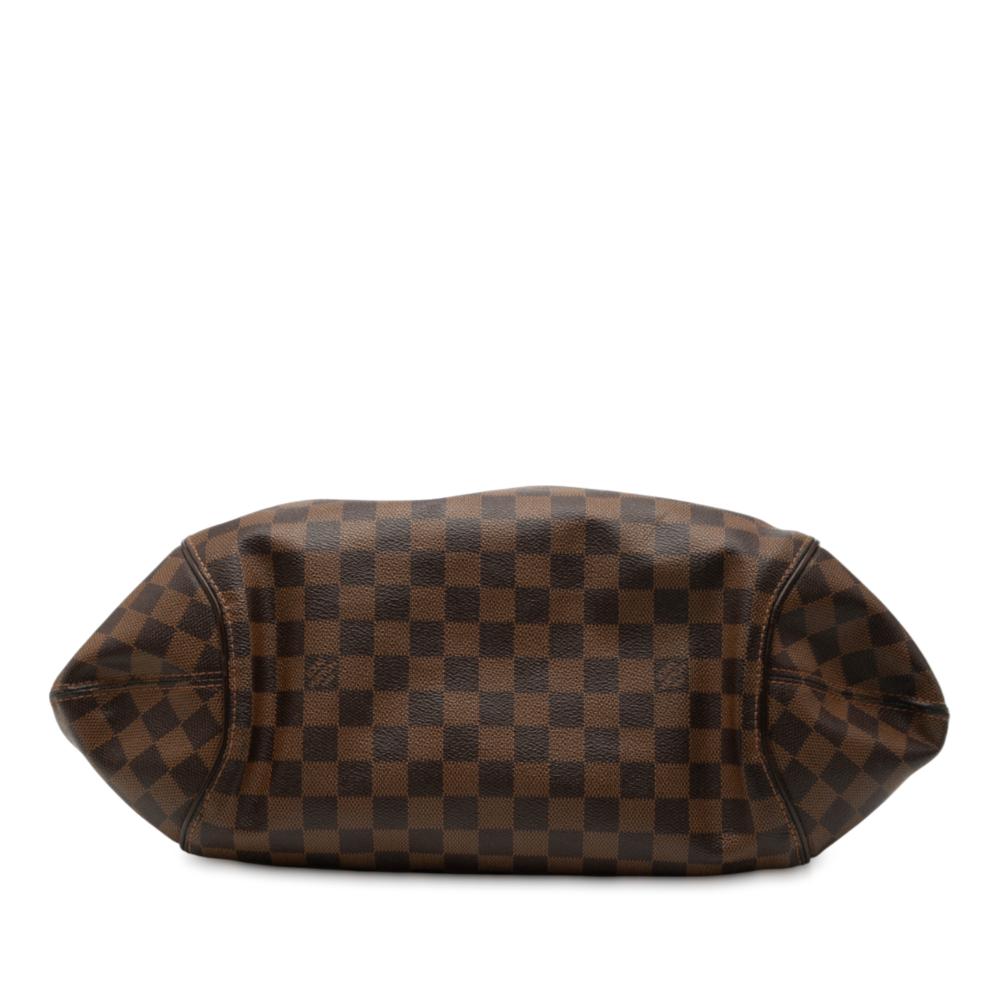 Louis Vuitton B Louis Vuitton Brown Damier Canvas Fabric Damier Ebene Sistina GM Spain