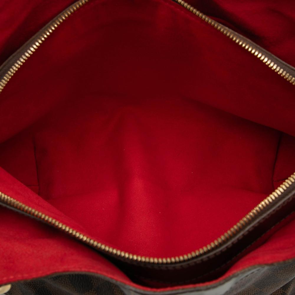 Louis Vuitton B Louis Vuitton Brown Damier Canvas Fabric Damier Ebene Sistina GM Spain